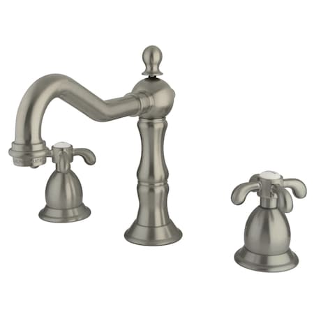 Kingston Brass KS1978TX 8" Widespread Bathroom Faucet, Brushed Nickel KS1978TX